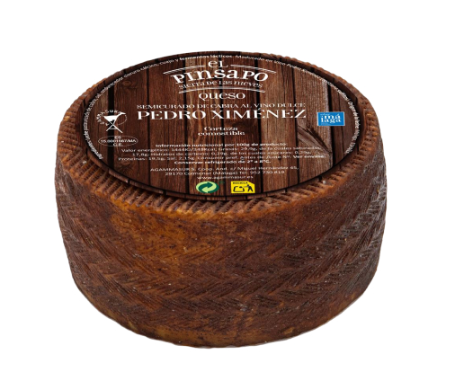Queso Semicurado de Cabra al Vino Dulce Pedro Ximenez