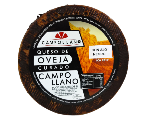 Oveja con Ajo Negro leche pasteurizada