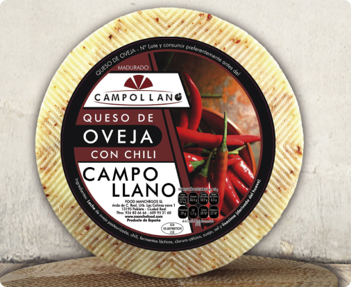 Oveja con Chili leche pasteurizada