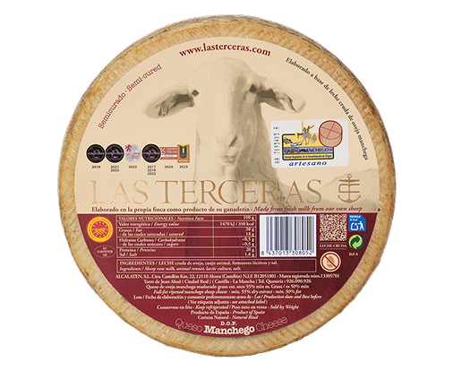 Queso Manchego Semicurado Leche Cruda