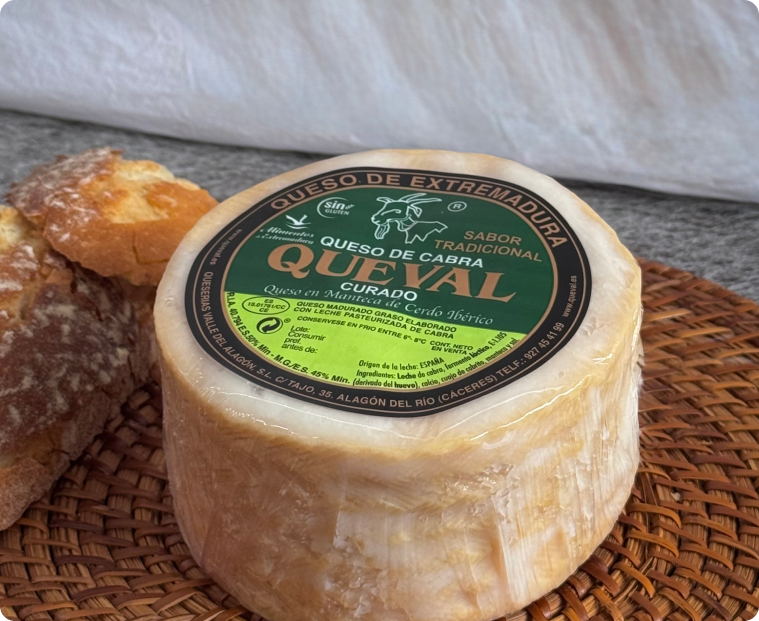 Queso de cabra curado en manteca cerdo ibérico