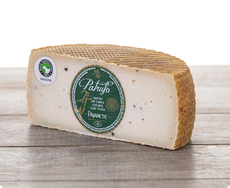 Patrufo queso de cabra curado con trufa