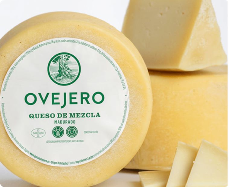 Queso de mezcla madurado