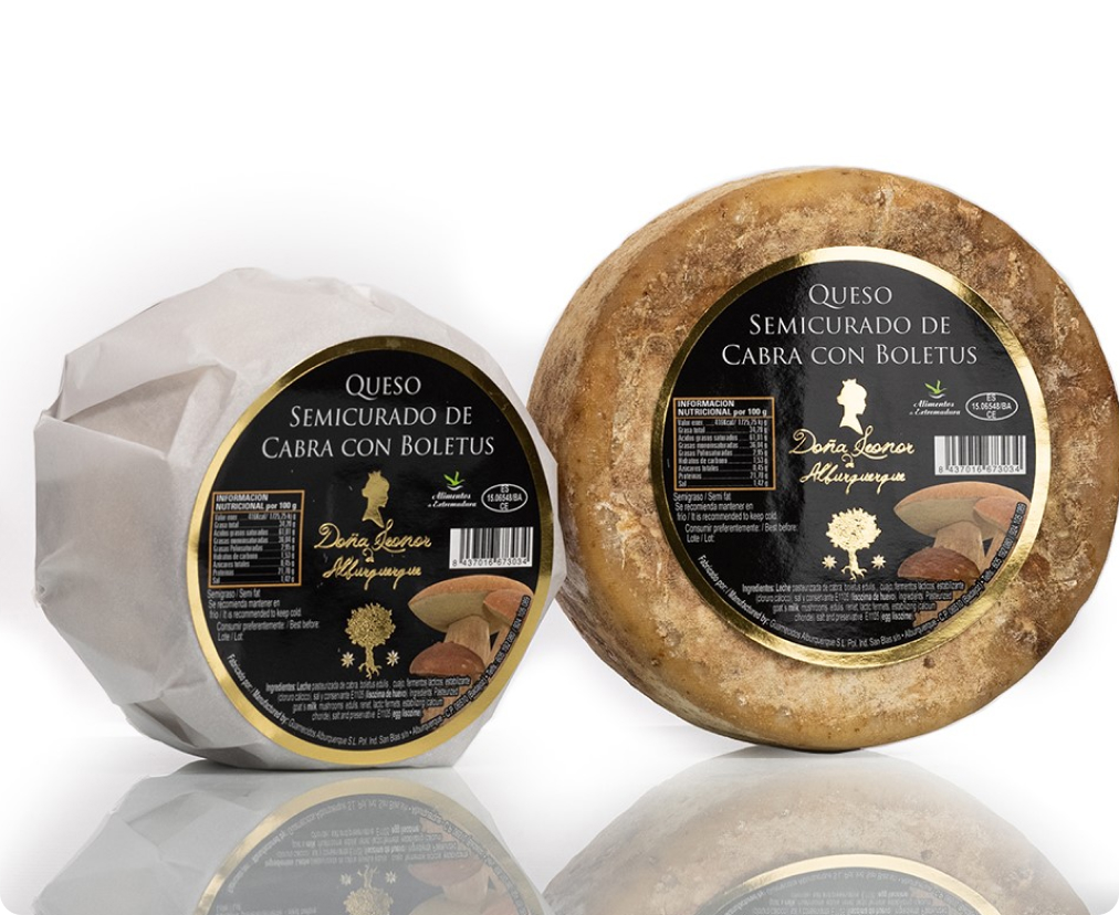 Queso Madurado de Cabra con Boletus