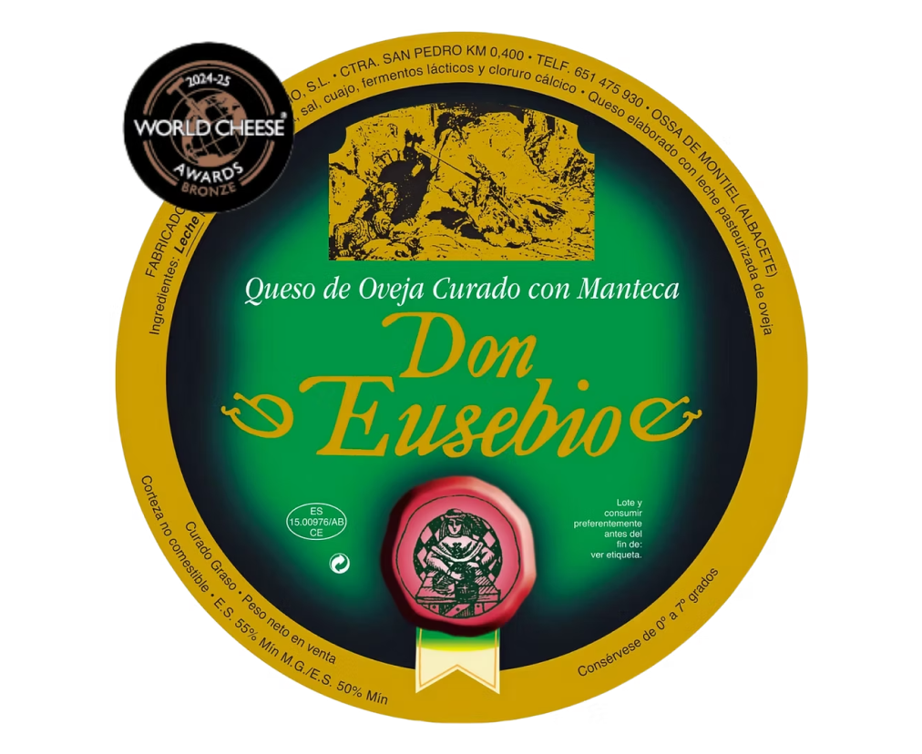 Don Eusebio Queso de Oveja Curado con Manteca
